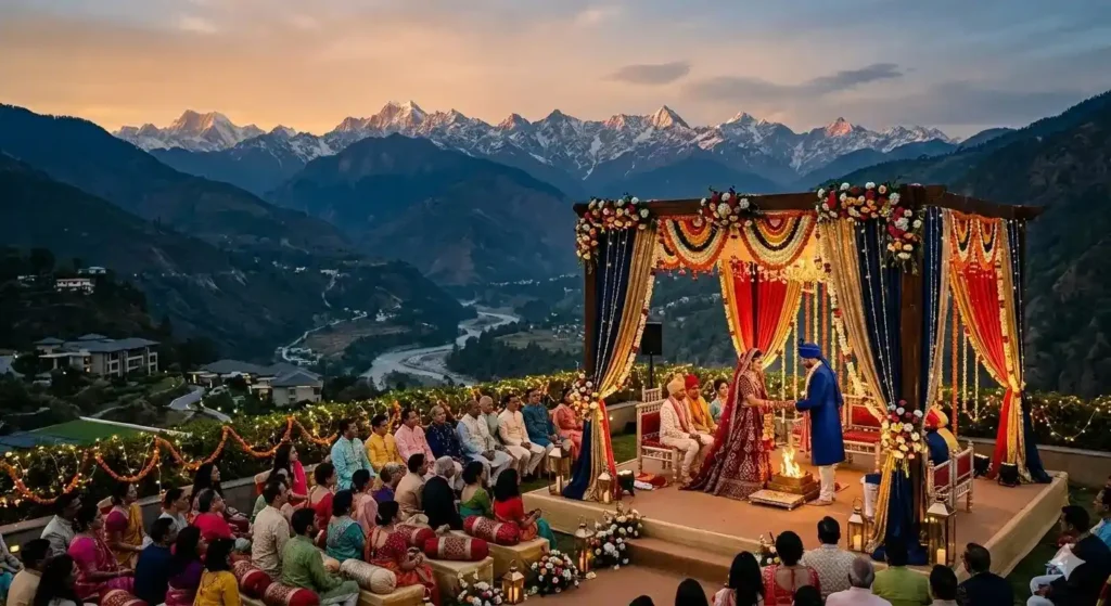 wedding in mountain